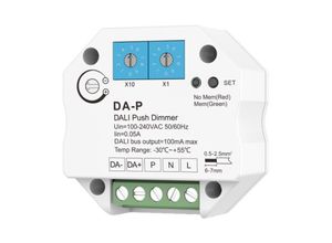 8445044138630 - Ledkia - Dimmer dali 1 Kanal Kompatibel mit Taste Weiß