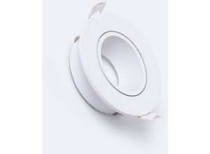 8445044139170 - Downlight-Ring Rund Weiß für GU10   GU53 LED-Glühbirne Schnitt Ø 75 mm Weiß