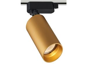 8445044139446 - Efectoled - Strahler für 3-Phasenstromschienen Lux für GU10 Glühbirnen Gold