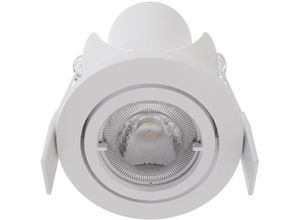 8445044139996 - Ledkia - LED-Downlight 65W Schwenkbar Rund Weiss Schnitt Ø68 mm Warmes Weiß 3000K 36º