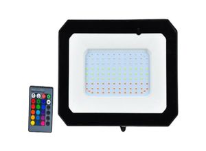 8445044143771 - LED Flutlichtstrahler 10W IP65 RGB mit IR-Fernbedienung RGB 120º25 mm