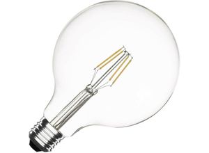 8445044144532 - Efectoled - LED-Glühbirne Filament E27 6W 720 lm G125 2700K Warmweiß No Flicker