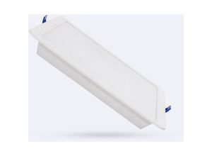 8445044145195 - Ledkia - LED-Deckeneinbauleuchte 18W Eckig SuperSlim Schnitt 210x210 mm Warmes Weiß 3000K Nicht Dimmbar120º222 mm