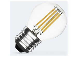 8445044145775 - LED-Glühbirne Filament E27 4W 470 lm G45 2700K No Flicker Warmweiß