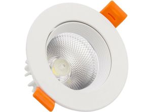 8445044147601 - Ledkia - LED-Downlight 9W Rund Dimmbar Dim To Warm Schnitt Ø90mm Auswählbar (Warm-Neutral) No FlickerWeiß