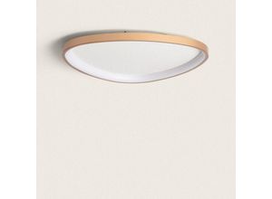 8445044148035 - Efectoled - LED-Deckenleuchte 30W Oval Metall Ø600 mm cct Wählbar Owen Gold