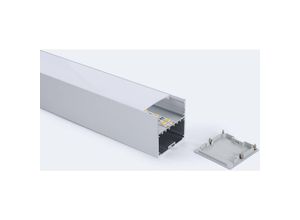 8445044148370 - Ledkia - Aluminiumprofil Sixe für Oberflächen und Abhängbar für LED-Streifen bis 45 mm 2 m