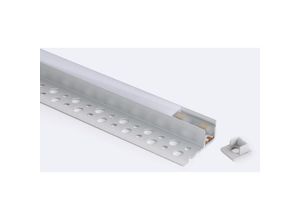 8445044148509 - Ledkia - Aluminiumprofil für Integrierung in Gips Pladur für LED-Streifen bis 8 mm 2 m