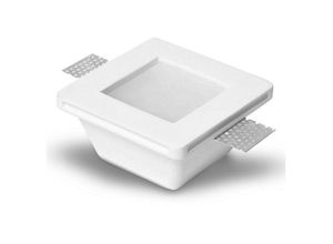 8445044152865 - Ledkia - LED-Downlightring für Gips Gipsplatten Integration Eckig für Glühbirne GU10   GU53 Schnitt 123x123 mm Weiß120 mm