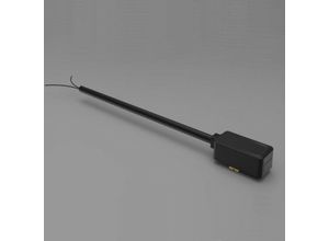 8445044153787 - Ledkia - Verbindungsstück mit Kabel für externes Netzteil für 1-Phasenmagnetschiene 25mm Super Slim Schwarz500 mm