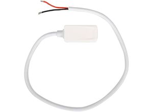 8445044153794 - Ledkia - Verbindungsstück mit Kabel für externes Netzteil für 1-Phasenmagnetschiene 25mm Super Slim Weiß500 mm