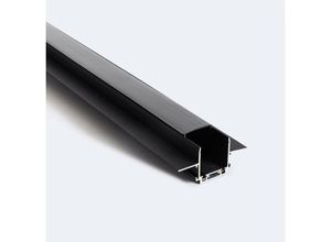 8445044153817 - Ledkia - 1-Phasenmagnetschiene 25mm Super Slim Einbau 48V 1m Schwarz1000 mm