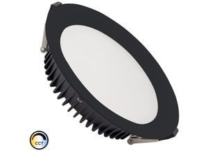 8445044158881 - Led Downlight Einbaustrahler 40W Rund samsung Aero cct 130 lm W Mikroprismatisch lifud Ausschnitt ø 200 mm Schwarz Wählbar (Warm-Neutral-Kalt)