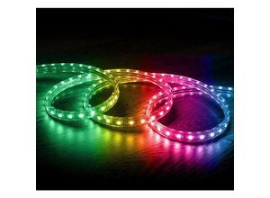 8445044159956 - Ledkia - LED-Streifen rgb mit IR-Fernbedienung 220V ac 60 LEDs m IP65 nach Maß Breite 16mm Schnitt alle 100cm rgb 12 m