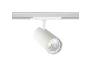 8445044164141 - Ledkia - LED-Strahler New DAngelo Weiss 30W (cri 90) lifud für 3-Phasenstromschienen NeutralweißNeutralweiß 4000K - 4500K No FlickerWeiß 8445044164141 - Ledkia - LED-Strahler New DAngelo Weiss 30W (cri 90) lifud für 3-Phasenstromschienen NeutralweißNeutralweiß 4000K - 4500K No FlickerWeiß