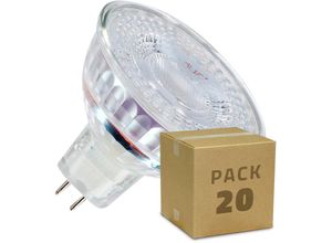 8445044164714 - Ledkia - 20-Pack LED-Glühbirnen GU53 MR16 SMD-Glas 12V 38º 5W WarmweißWarmweiß 2800K - 3200K