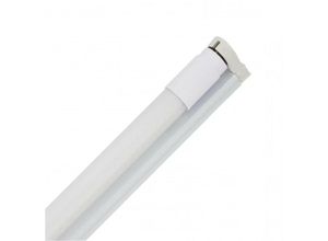 8445044164929 - Ledkia - LED-Röhre 120 cm T8 Nano pc 18W 130lm W + Halterung No Flicker Warmes Weiß 2800K - 3200K 300°1200 mm