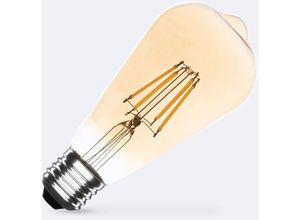 8445044167982 - LED-Glühbirne Filament E27 6W 600 lm Dimmbar ST64 Gold No Flicker 4000K Neutralweiß