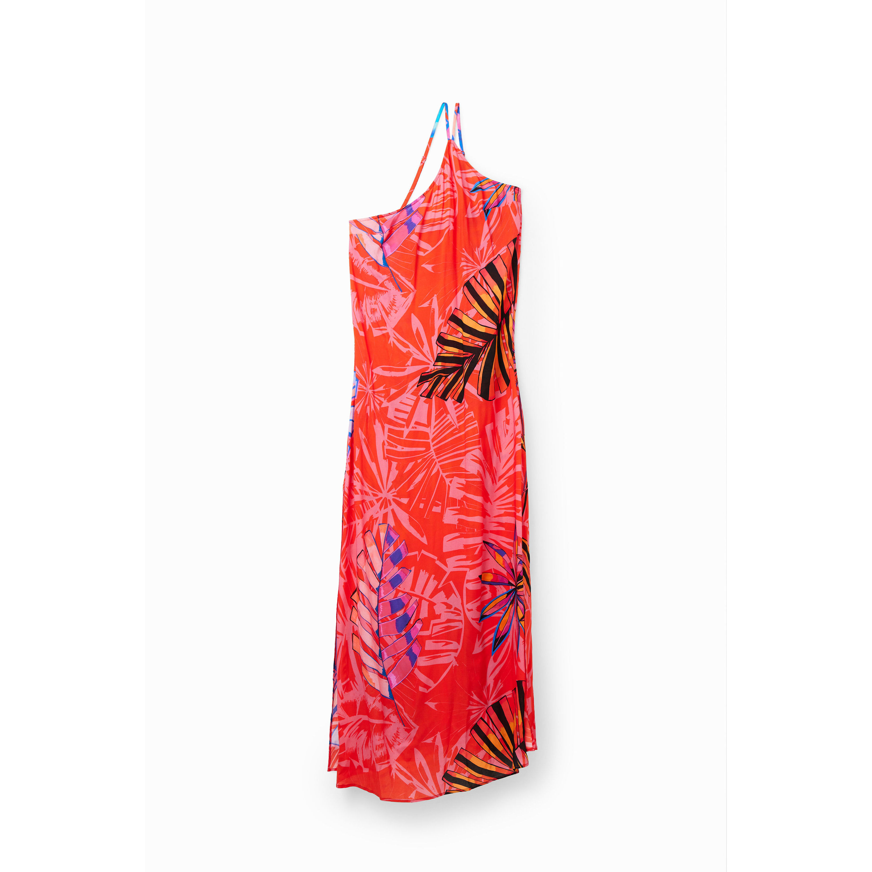 8445110391631 - Midikleid asymmetrisch tropisch Frau Desigual 8445110391631 - Midikleid asymmetrisch tropisch Frau Desigual