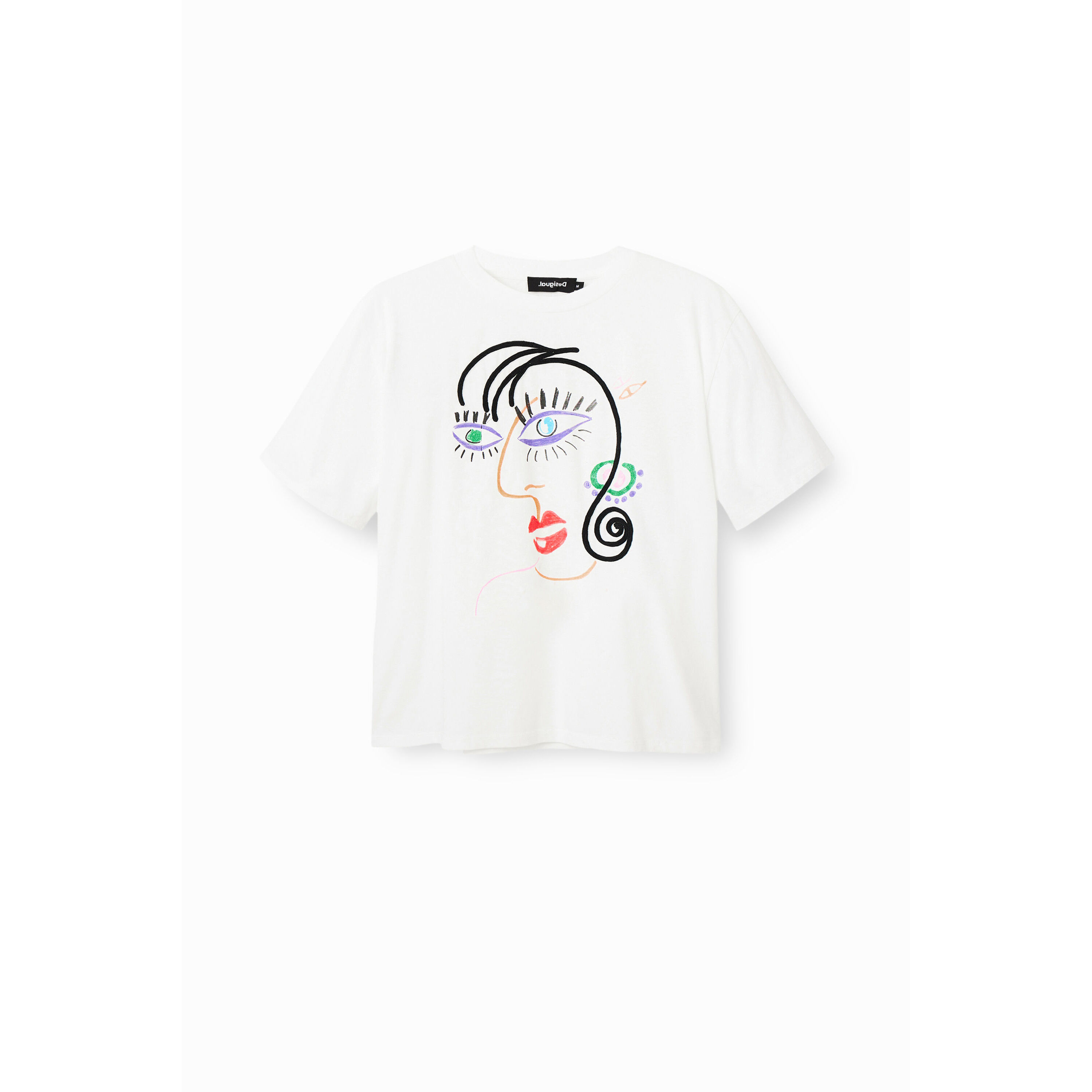 8445110405819 - T-Shirt Gesicht Frau Desigual
