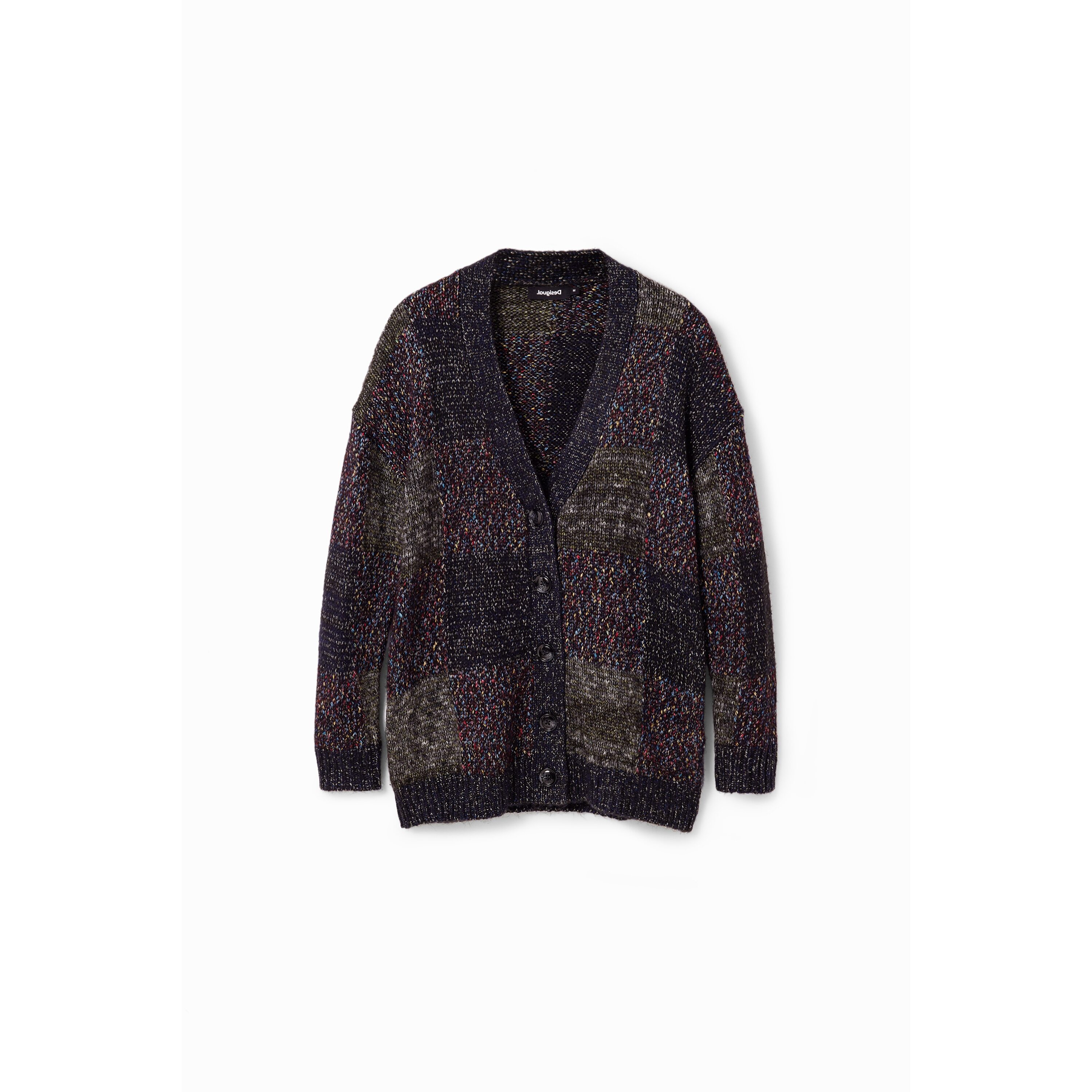 8445110456934 - Strickjacke Oversize Damen kariert Desigual 8445110456934 - Strickjacke Oversize Damen kariert Desigual