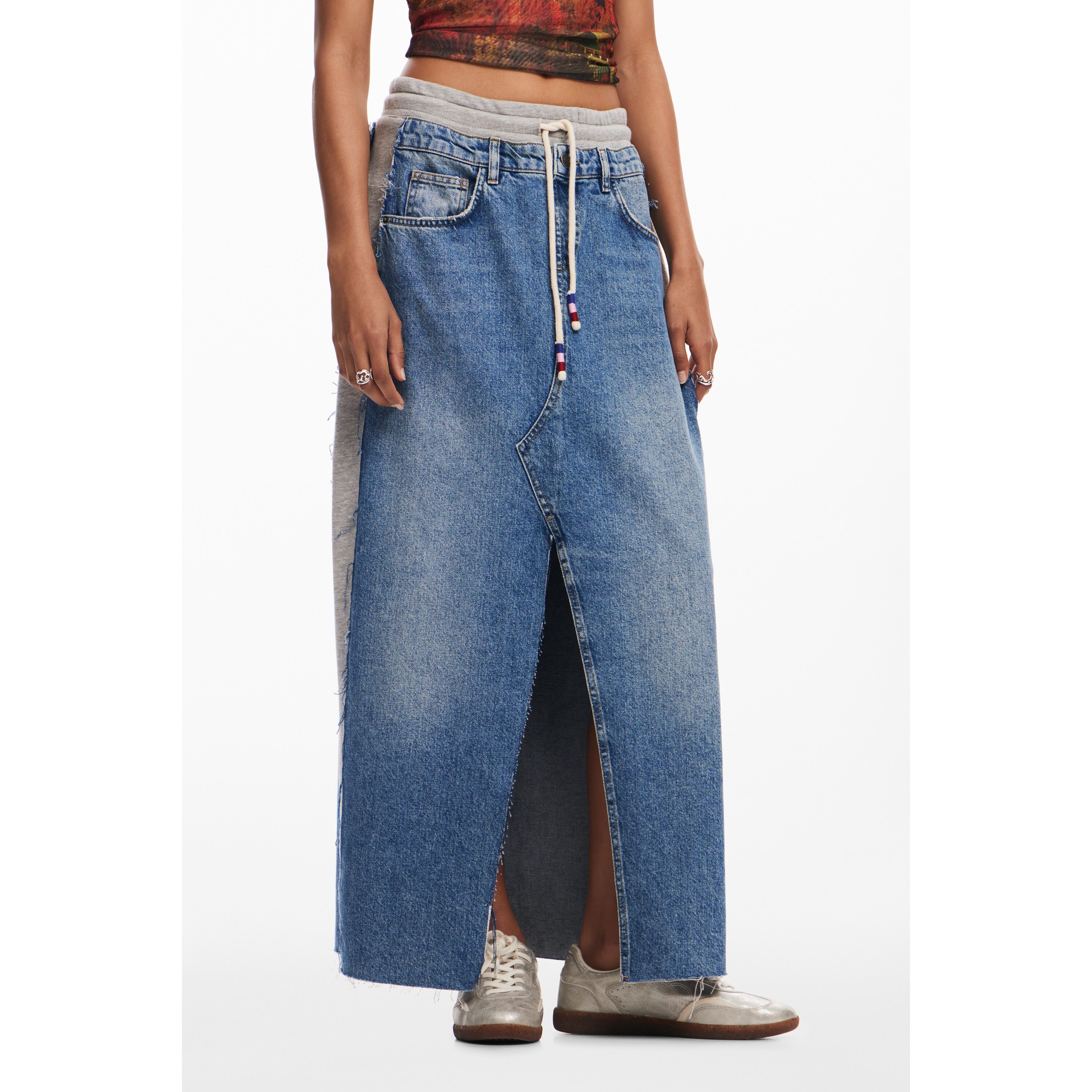 8445110581582 - Jeansrock Damen Pekin