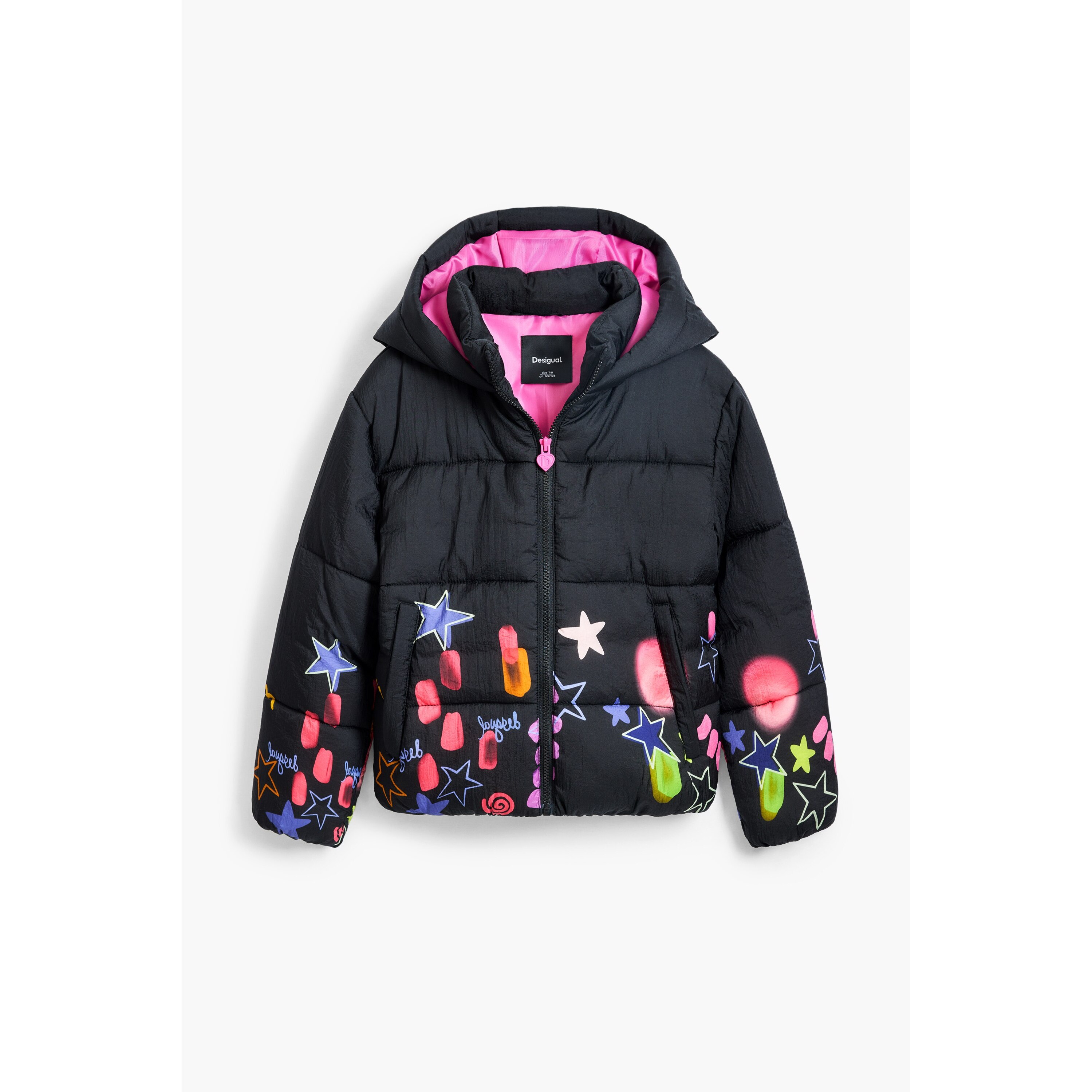 8445110642870 - Mädchen-Daunenjacke mit Kapuze Desigual