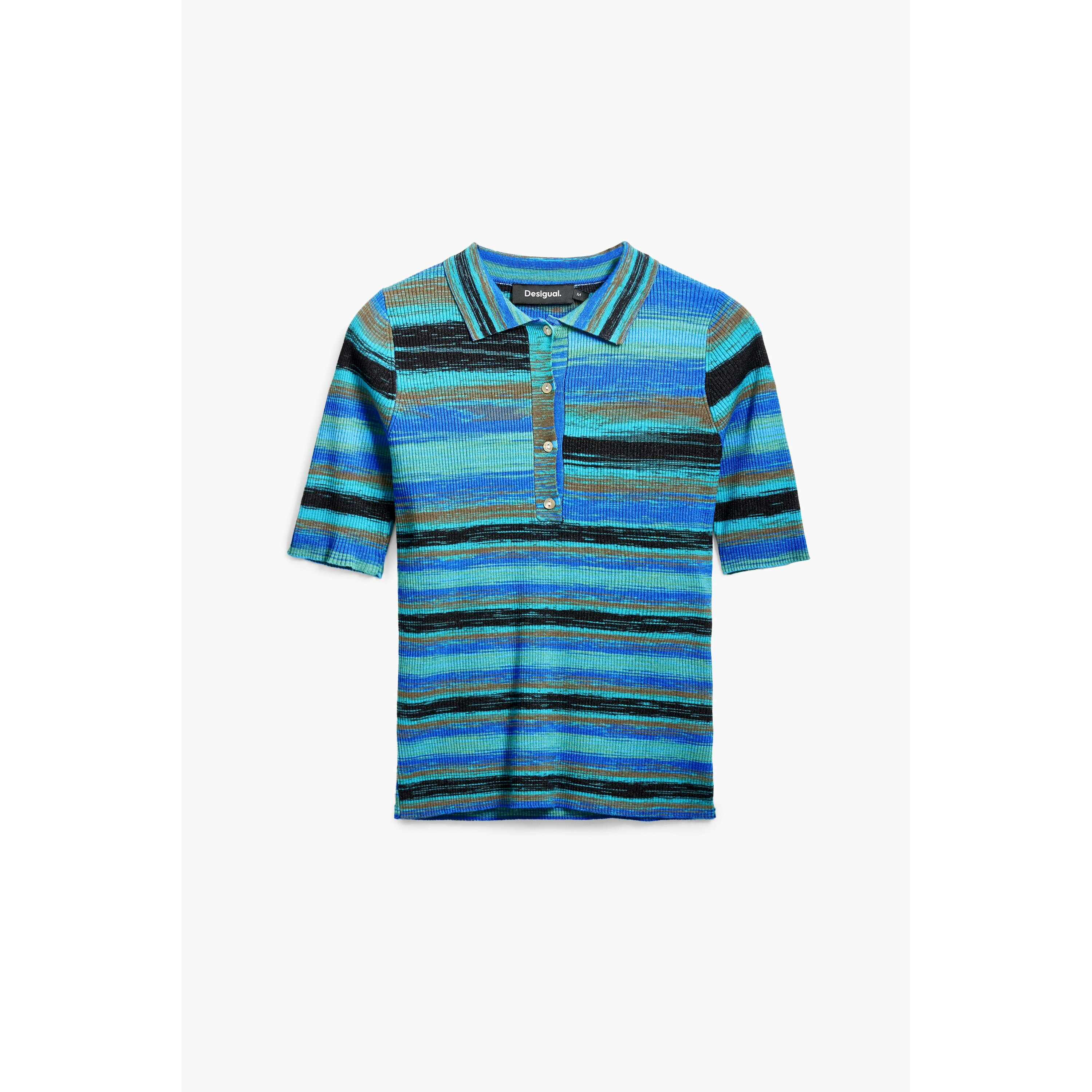 8445110662212 - Damen Poloshirt mit 3 4-Ärmeln Desigual 8445110662212 - Damen Poloshirt mit 3 4-Ärmeln Desigual