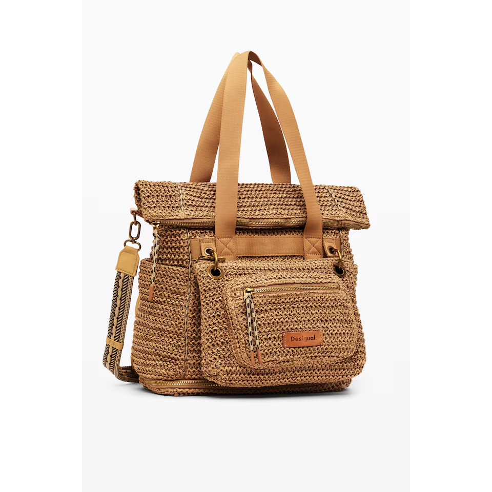 8445110667385 - Rucksack raffia Frau Voyager