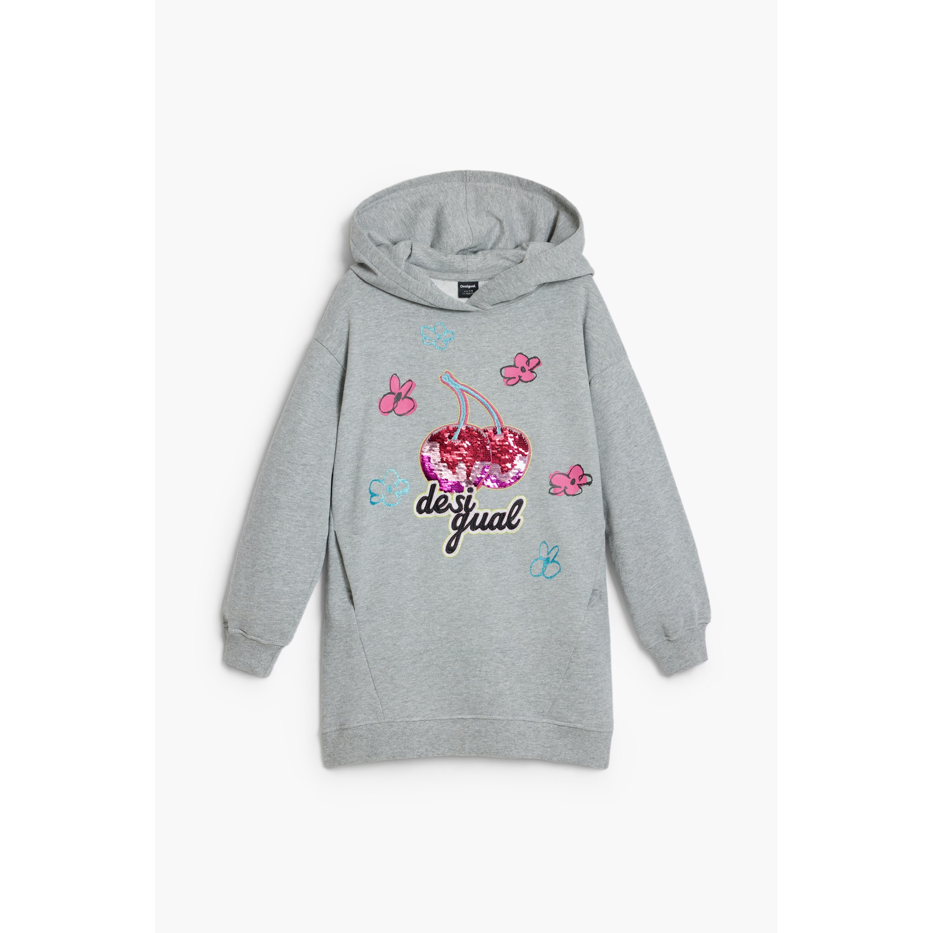 8445110723685 - Sweatshirtkleid für Mädchen Cherries 8445110723685 - Sweatshirtkleid für Mädchen Cherries