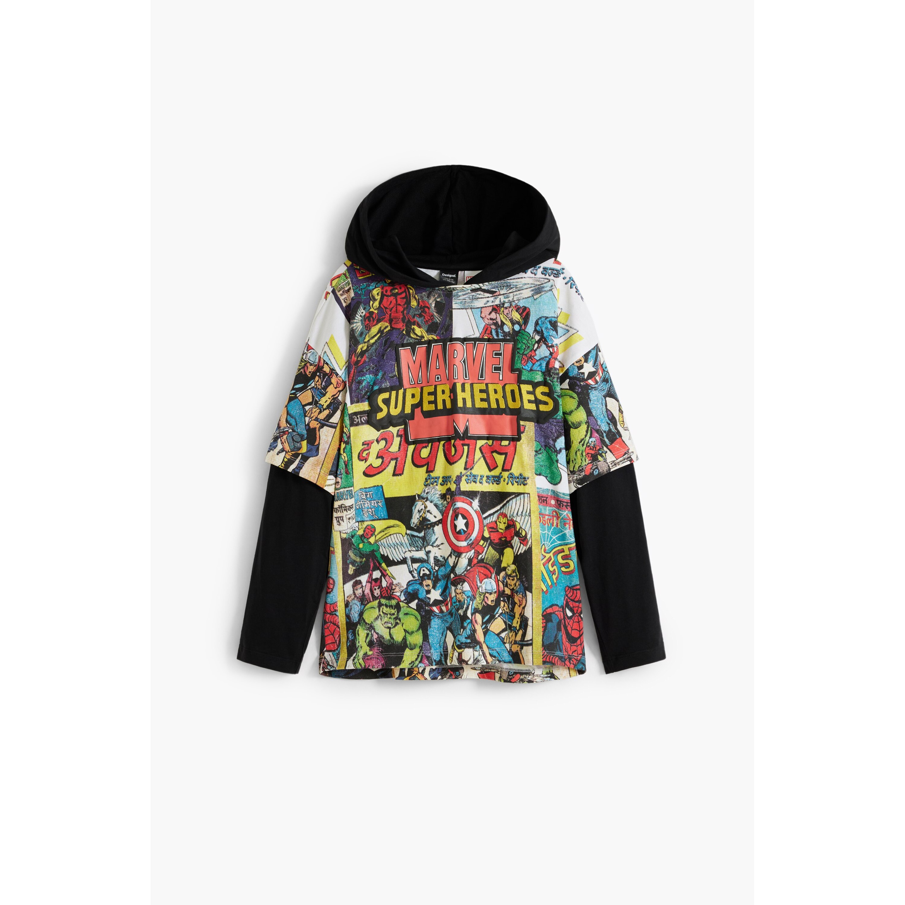 8445110727096 - Hoodie Kinder Marvel Magazine