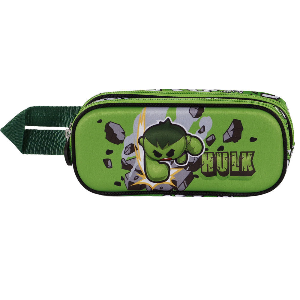8445118044577 - 3d Doppeltes Mäppchen Kind Marvel Avengers Hulk Greenmass 8445118044577 - 3d Doppeltes Mäppchen Kind Marvel Avengers Hulk Greenmass