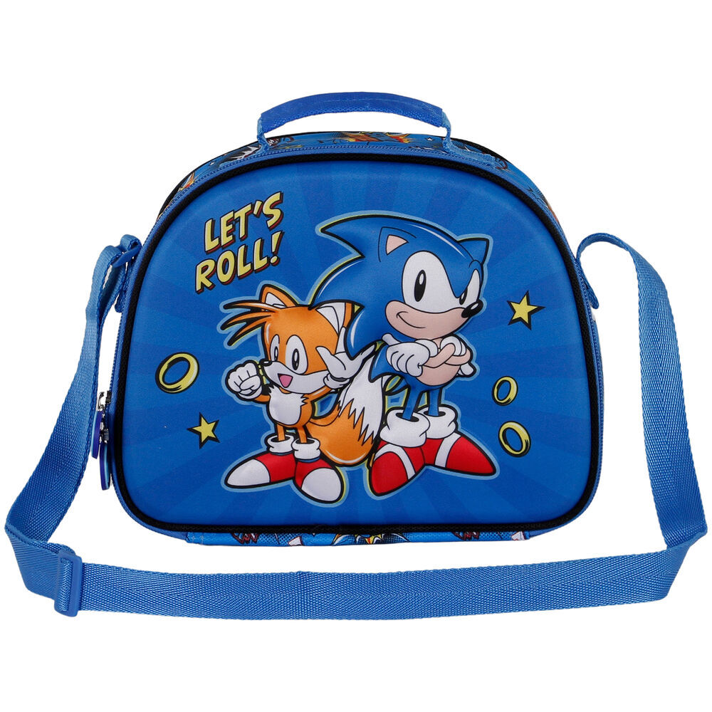 8445118044683 - Isotherme Tasche Sonic The Hedgehog Lets Roll 3D 8445118044683 - Isotherme Tasche Sonic The Hedgehog Lets Roll 3D