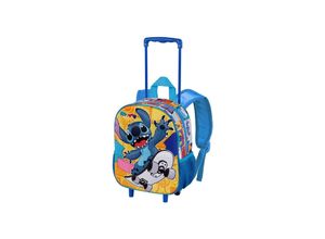 8445118070316 - Lilo & Stitch Trolley-Rucksack in fröhlichem Design für die Schule