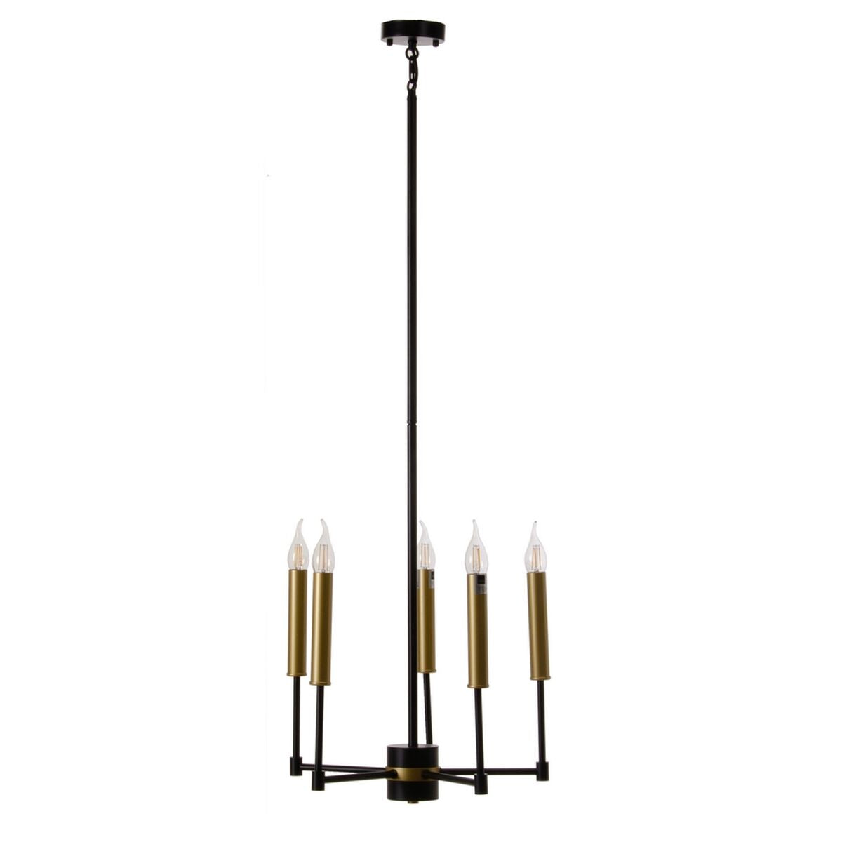 8445146015778 - Deckenlampe 405 x 43 x 33 cm Schwarz Gold Metall