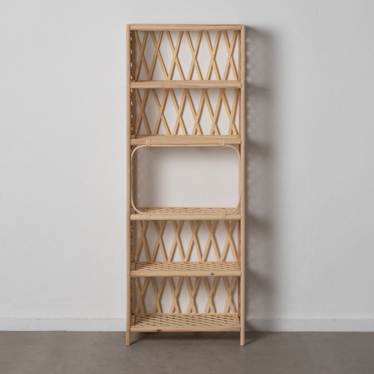 8445146053312 - Regale Ratán 64 x 345 x 171 cm natürlicher Bambus 8445146053312 - Regale Ratán 64 x 345 x 171 cm natürlicher Bambus
