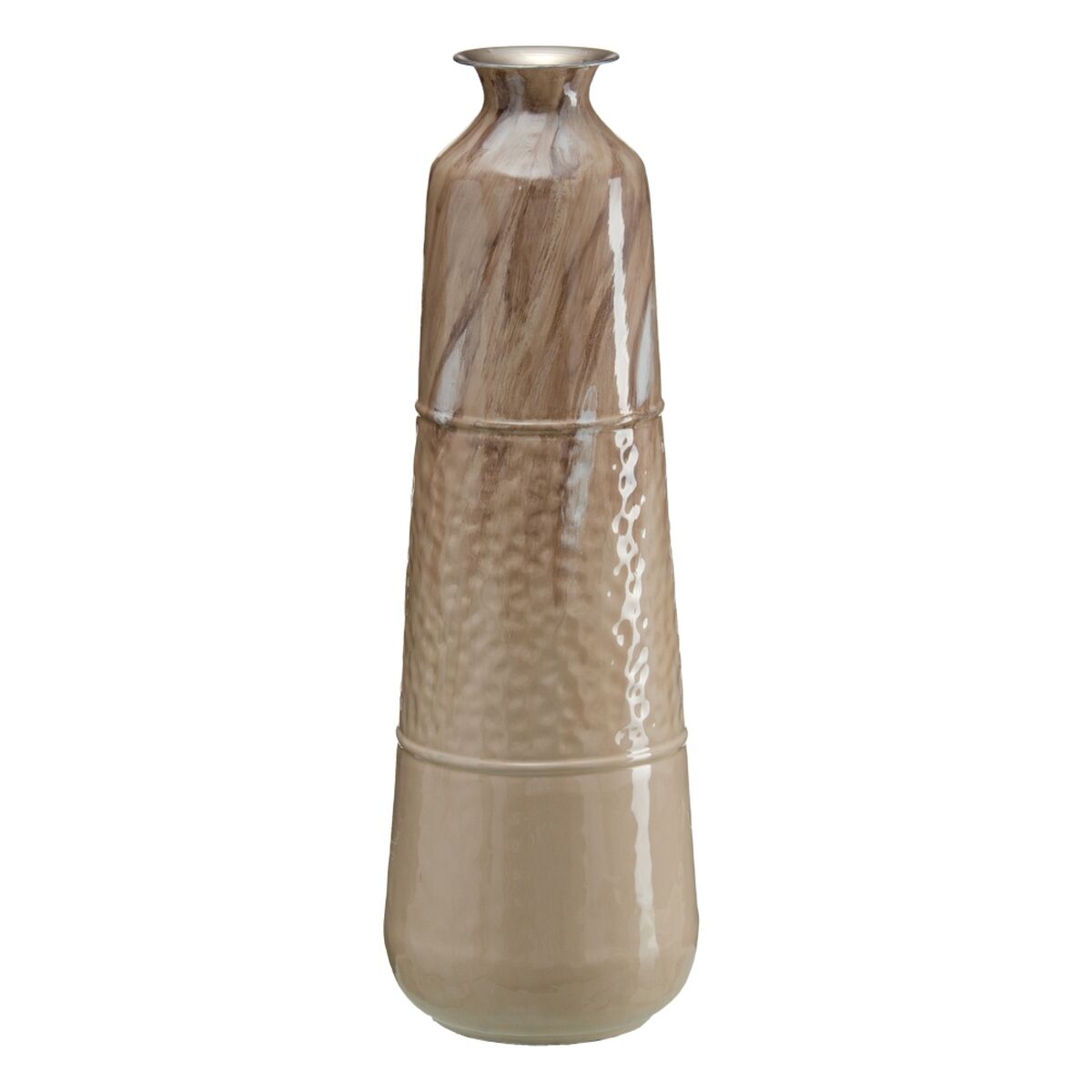 8445146077455 - Vase Beige Eisen 28 x 28 x 84 cm