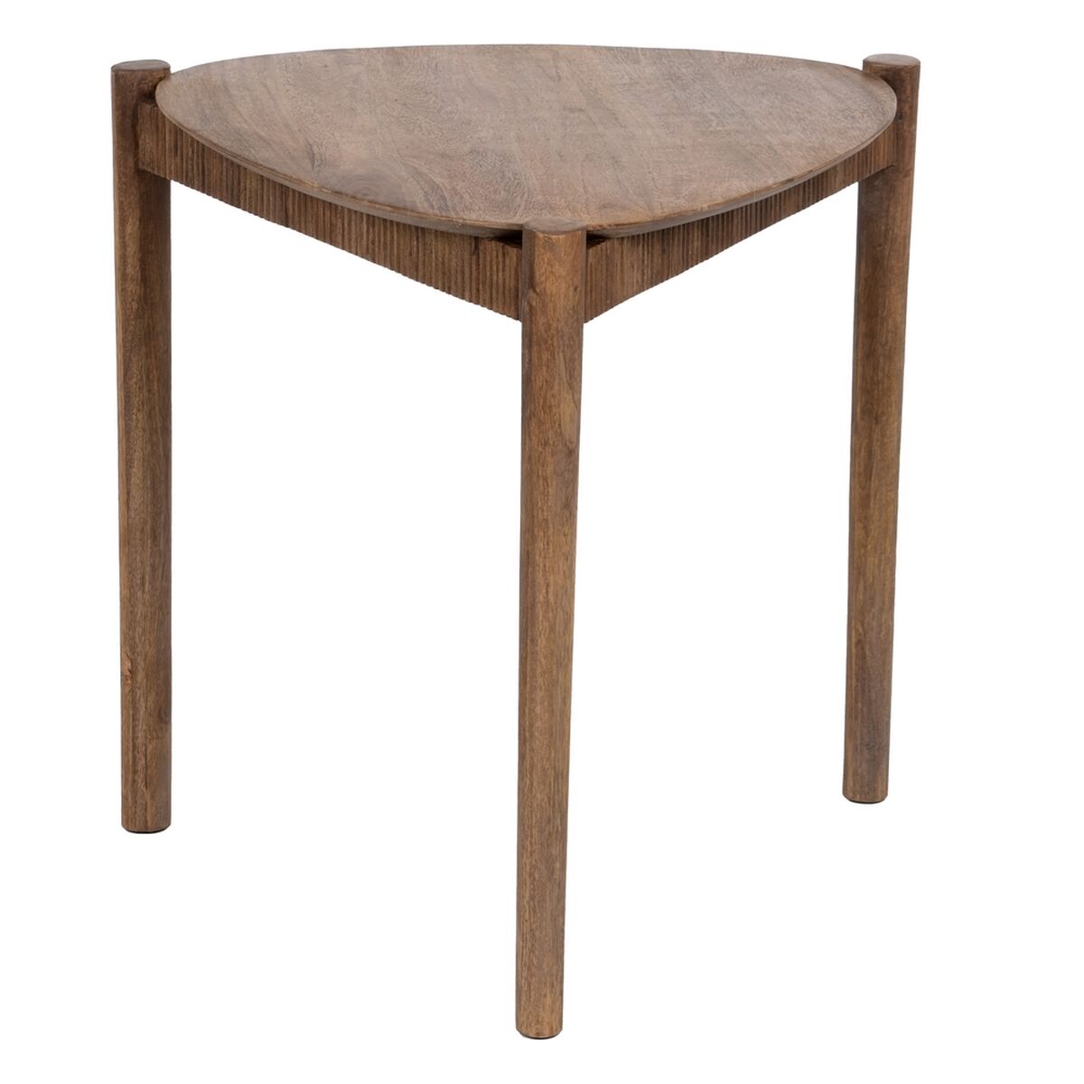 8445146081711 - Beistelltisch 58 x 56 x 56 cm natürlich Mango-Holz