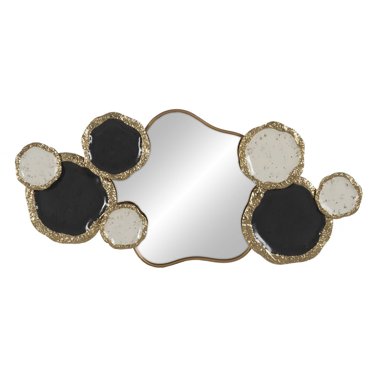 8445146103833 - Wanddekoration weißes schwarzes Eisen 1251 x 57 x 527 cm