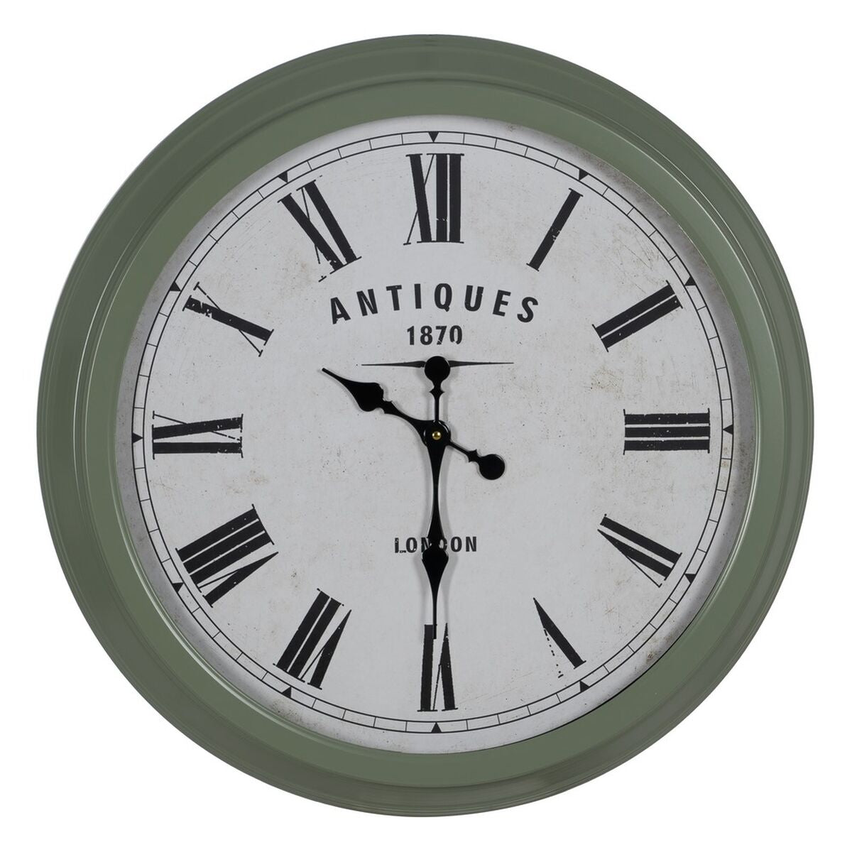 8445146105417 - Wall Clock Green Iron 70 x 70 x 65 cm