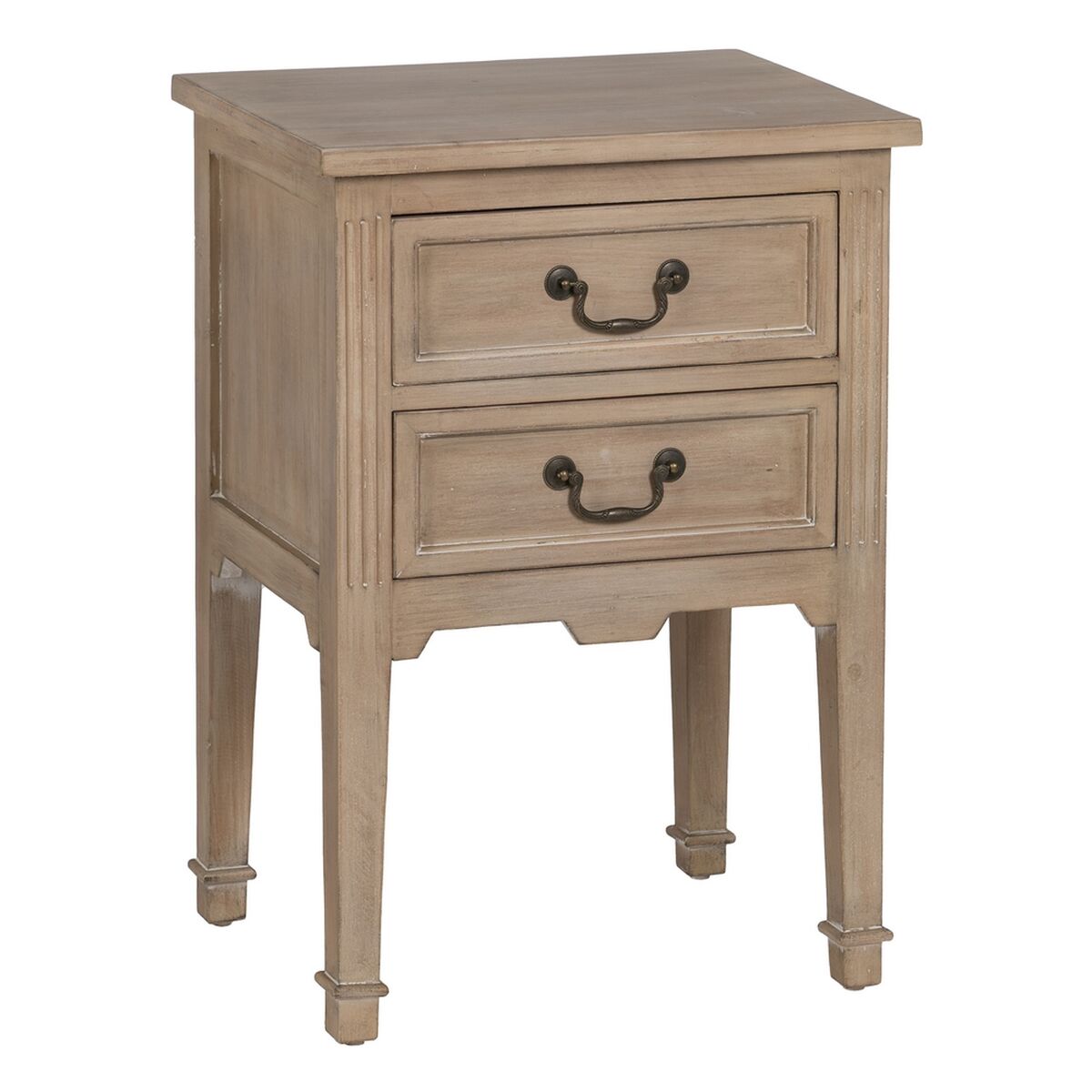 8445146105882 - Nachttisch natürlich Tannenholz DMF 50 x 38 x 72 cm 8445146105882 - Nachttisch natürlich Tannenholz DMF 50 x 38 x 72 cm