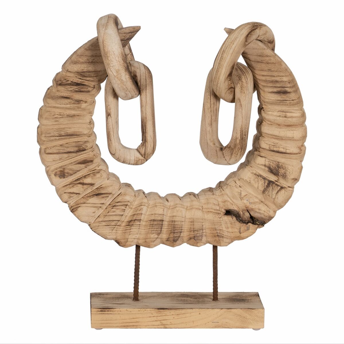 8445146107718 - Decorative Figure Natural Horns 50 x 12 x 42 cm