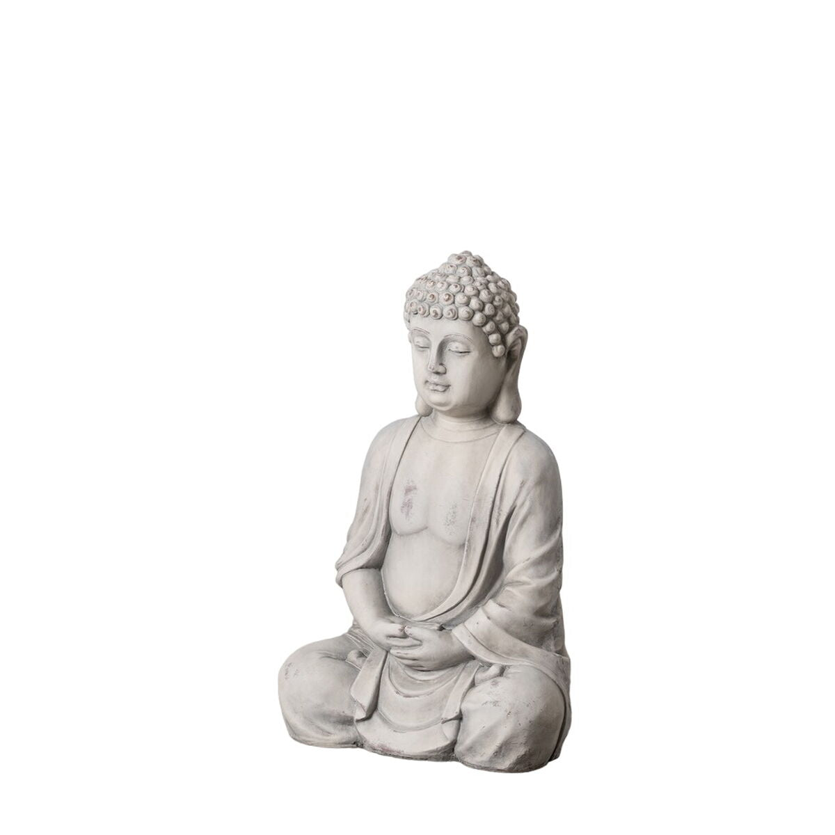 8445146108418 - Sculpture Grey Clay Fibre 445 x 28 x 705 cm Buddha