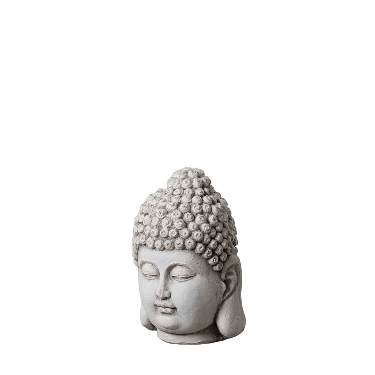 8445146108432 - Sculpture Grey Clay Fibre 265 x 265 x 41 cm Buddha