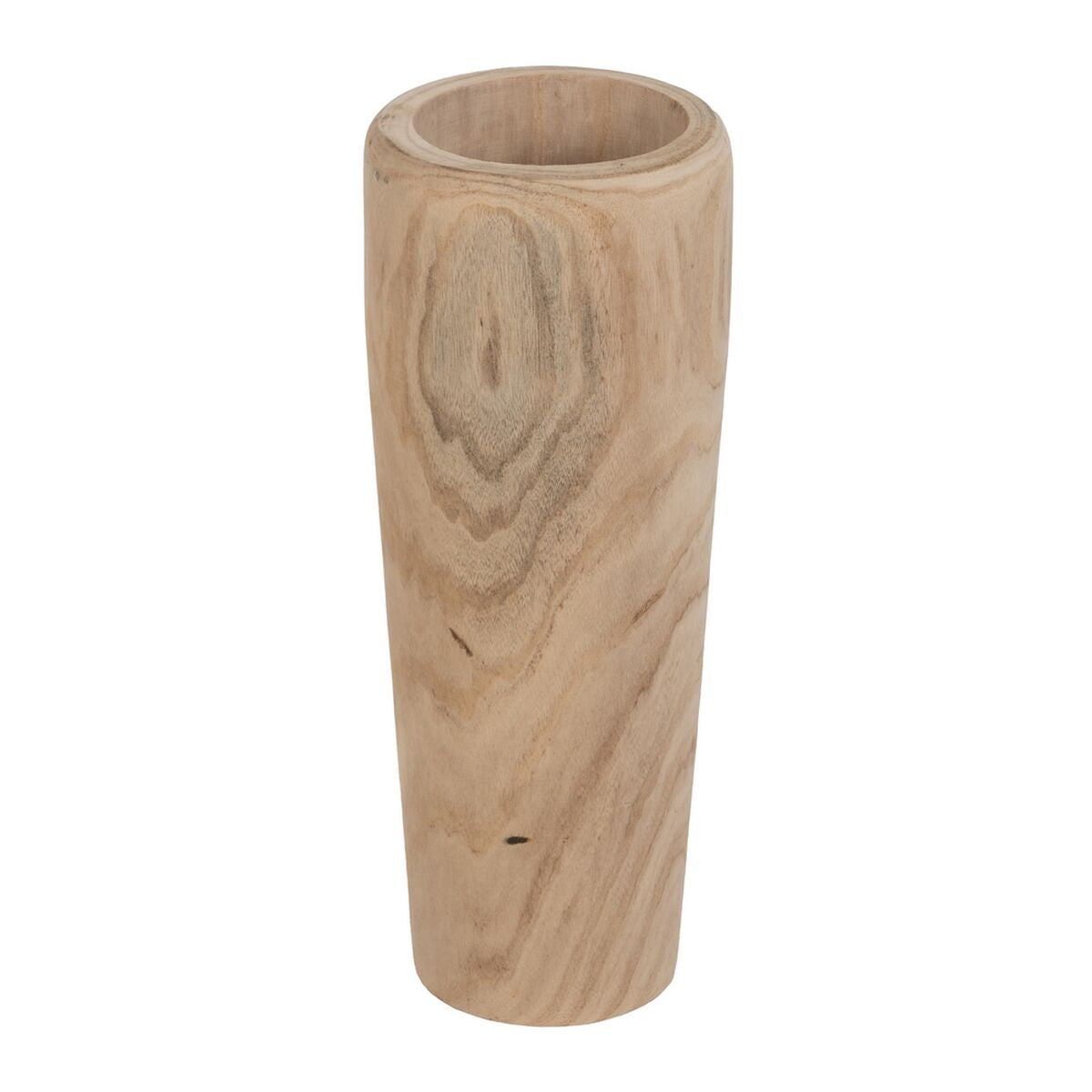 8445146108845 - Vase natürlich Paulonia-Holz 23 x 23 x 58 cm