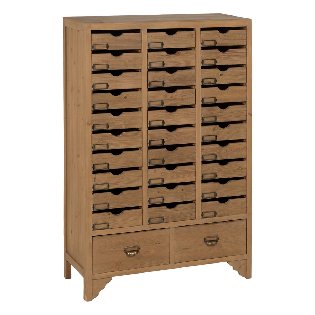 8445146113030 - Schubladenschrank Beige Tannenholz Holz MDF 855 x 365 x 133 cm