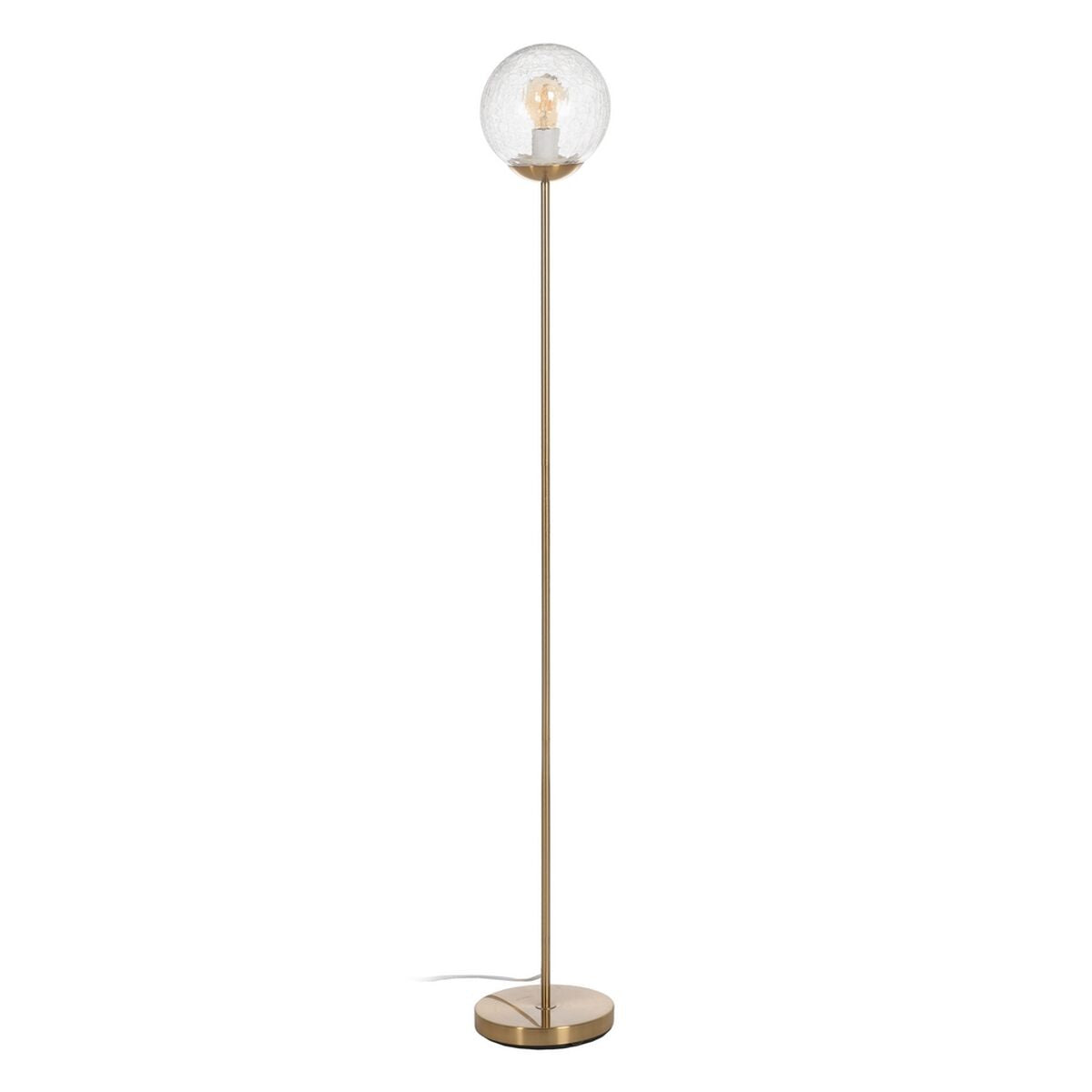 8445146116093 - Floor Lamp Golden Metal Crystal 60 W 220-240 V 20 x 20 x 140 cm