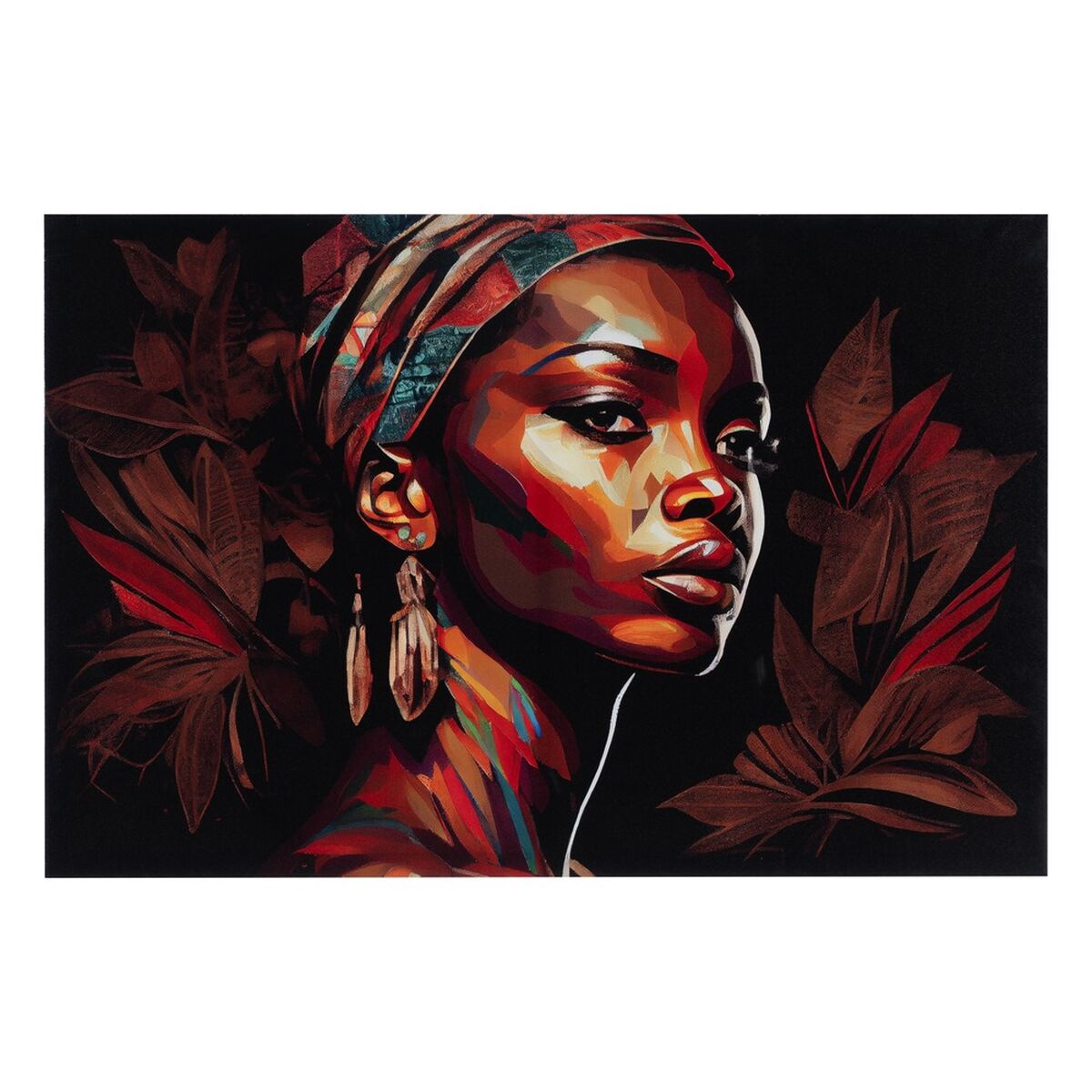 8445146119513 - Canvas Afrikanische Frau 118 x 78 cm