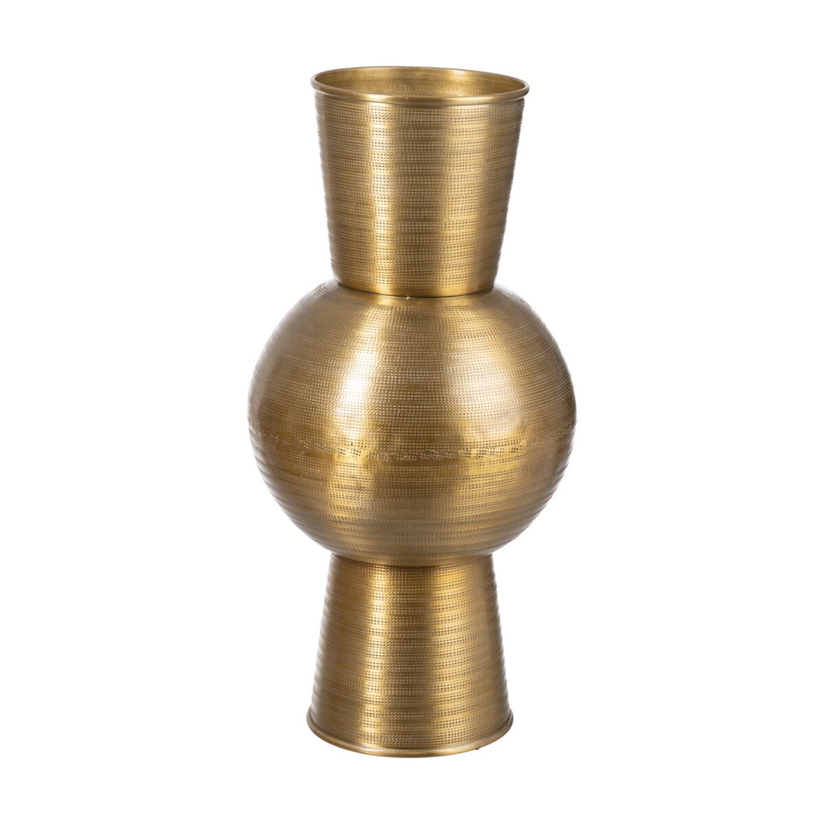 8445146130358 - Vase Gold Aluminium 254 x 254 x 508 cm