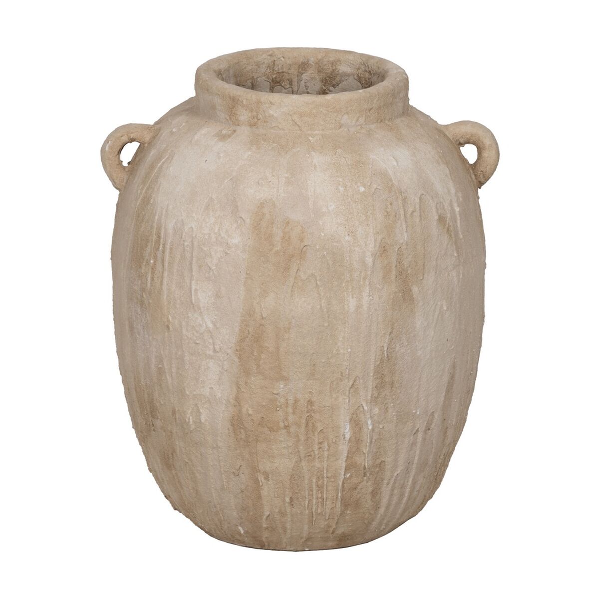 8445146134264 - Vase Beige aus Keramik 48 x 445 x 58 cm